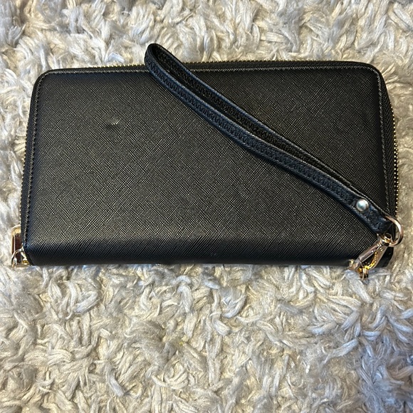 Black large wallet clutch - Picture 1 of 5